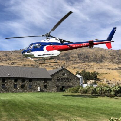 Chuffed Gifts Helicopter Winery Vineyard present