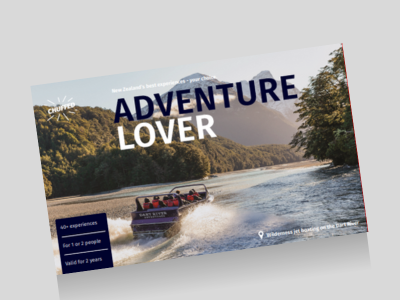 Adventure Lover Experience Present from Chuffed Gifts
