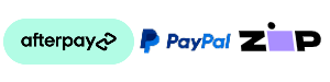 Pay with Afterpay Paypal and Zip Chuffed Gifts