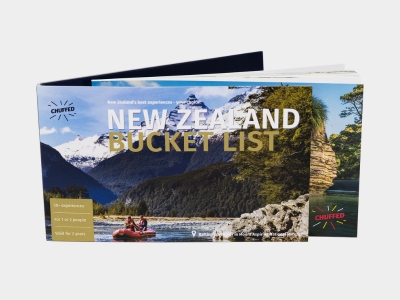 New Zealand bucket list New Zealand's top premium experience gift present for wedding retirement birthday and more