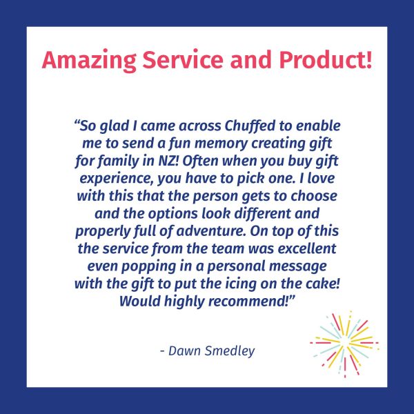 Amazing service and product - Chuffed customer review