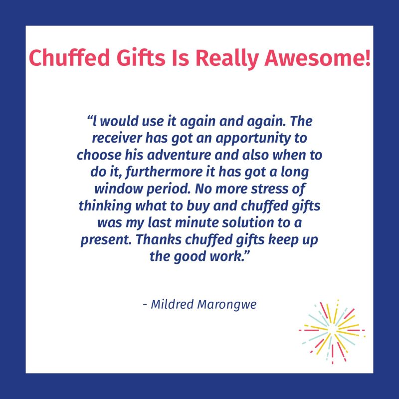 Chuffed Gifts is really awesome - Chuffed customer review