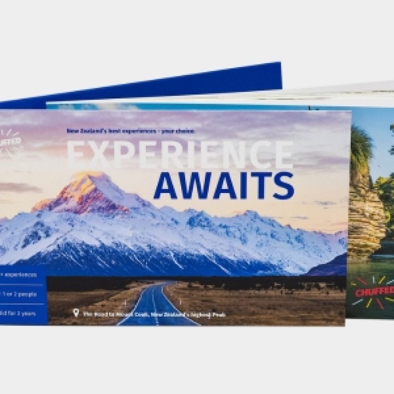 Experience awaits Gift. Experience Gift for everyone and everyone from Chuffed Gifts.