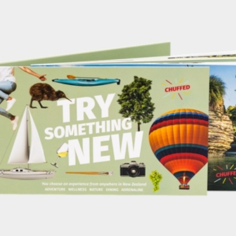 Try Something New Gift. Experience Gift for everyone and everyone from Chuffed Gifts.