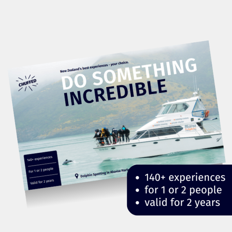 Do something incredible experience present from Chuffed Gifts New Zealand