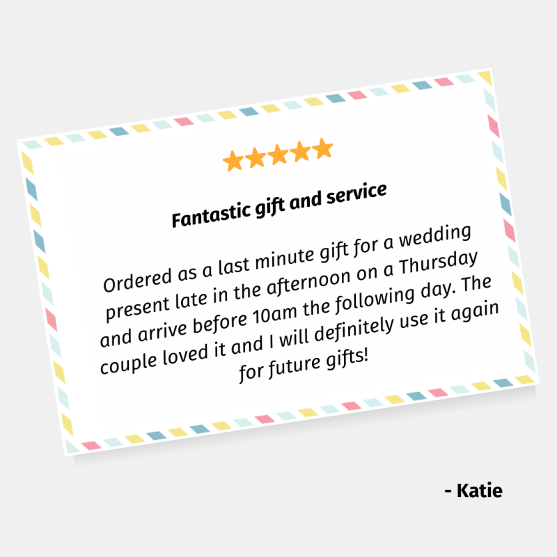 Fantastic gift and service experience gift positive review Chuffed Gift New Zealand