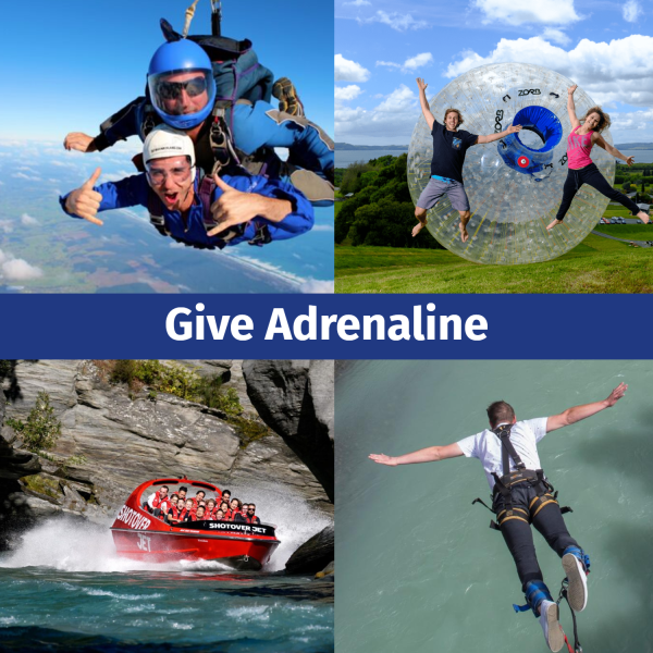 Give adrenaline Presents Chuffed Gifts NZ